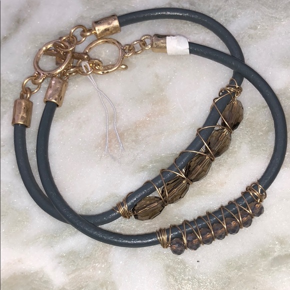 CANVAS 5-Pc Semiprecious Stone Stacking Bracelet - Picture 4 of 6